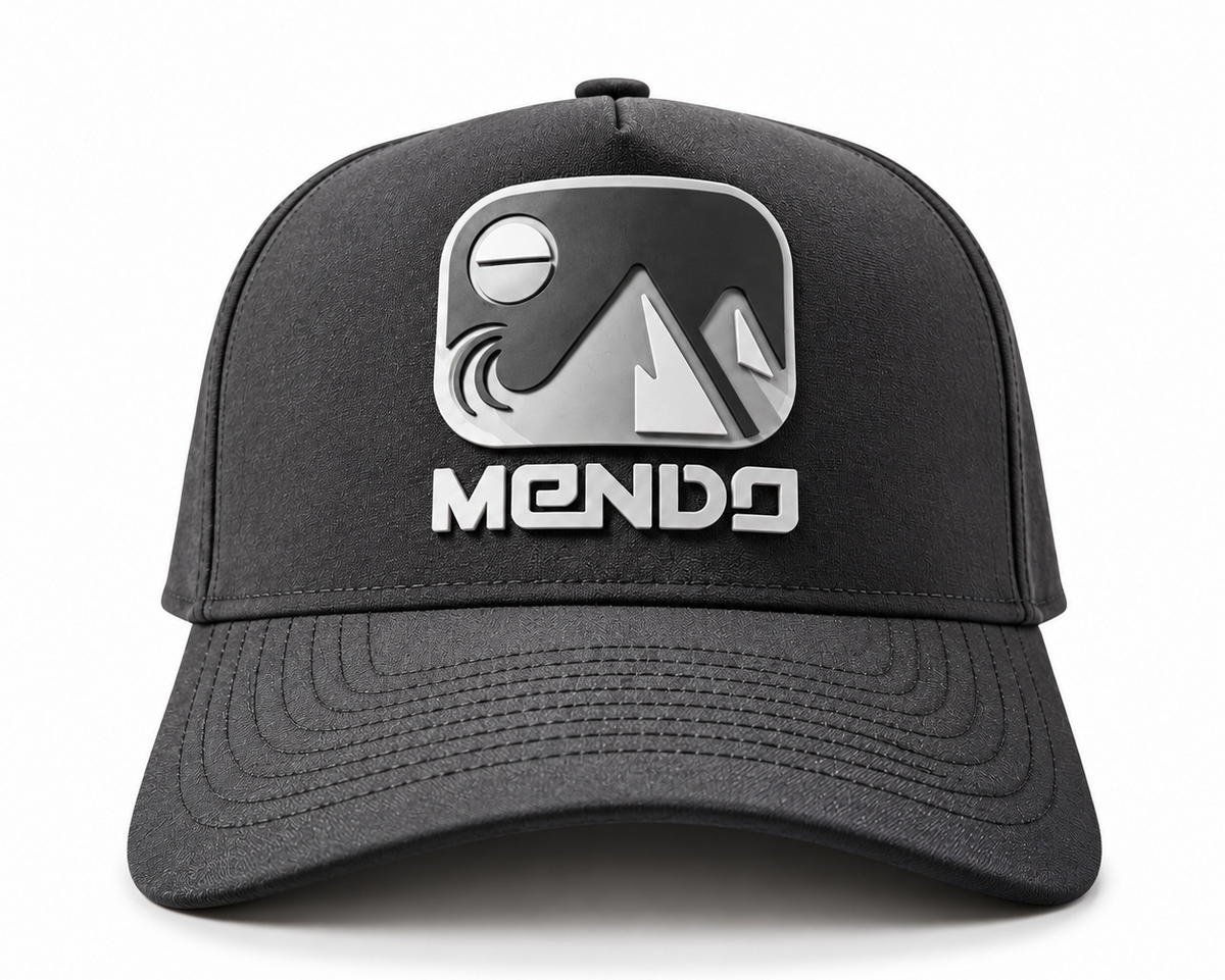 Mendo All-Weather Hat - Black Full Curve