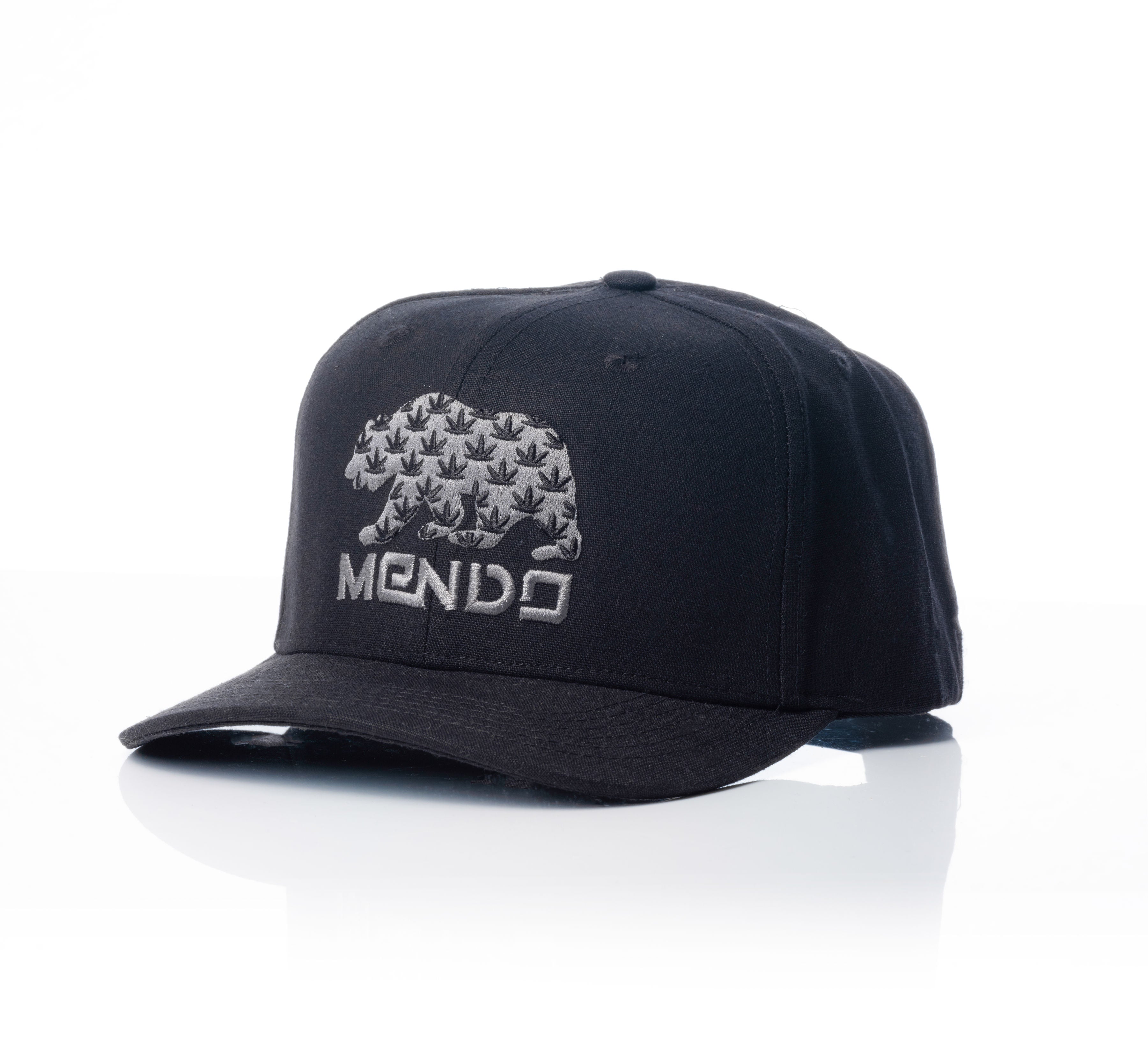 Mendo Eco Hemp Hat Black Cannabear