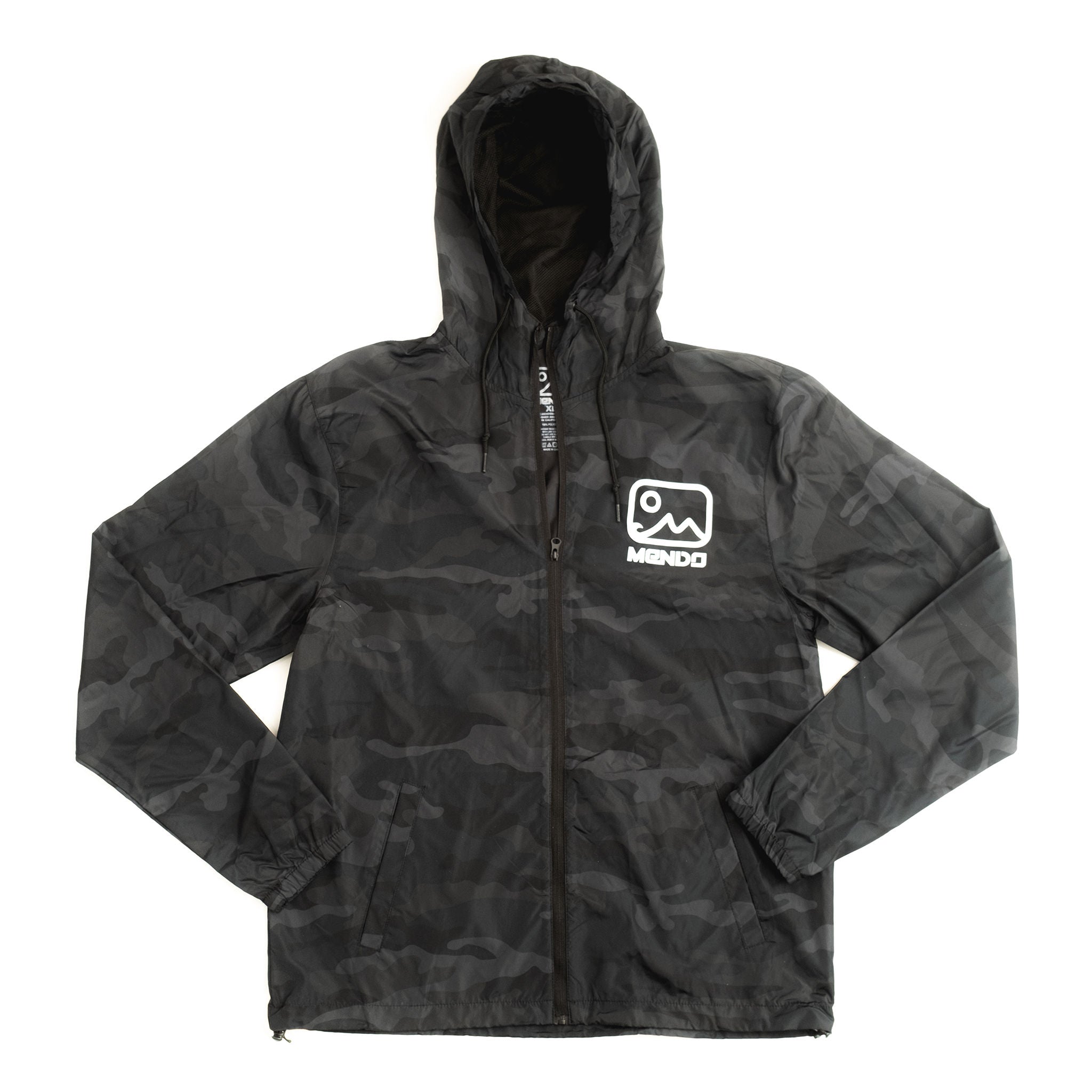 Mendo Wind Breaker Black Camo