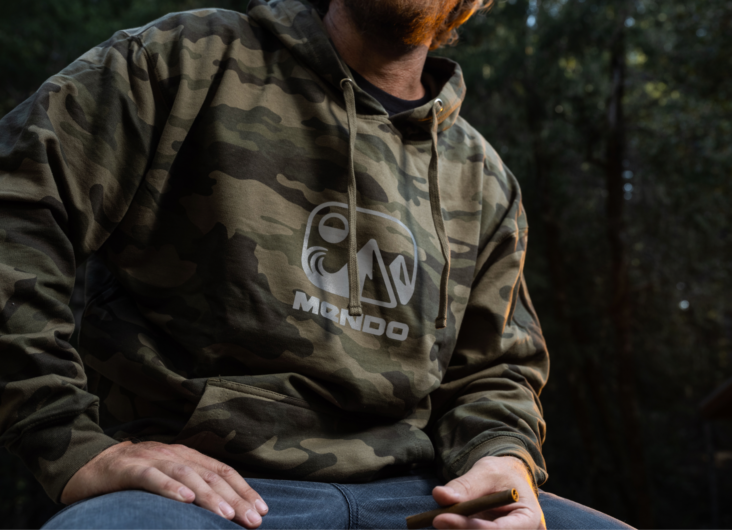 Mendo Sweatshirt Green Camo