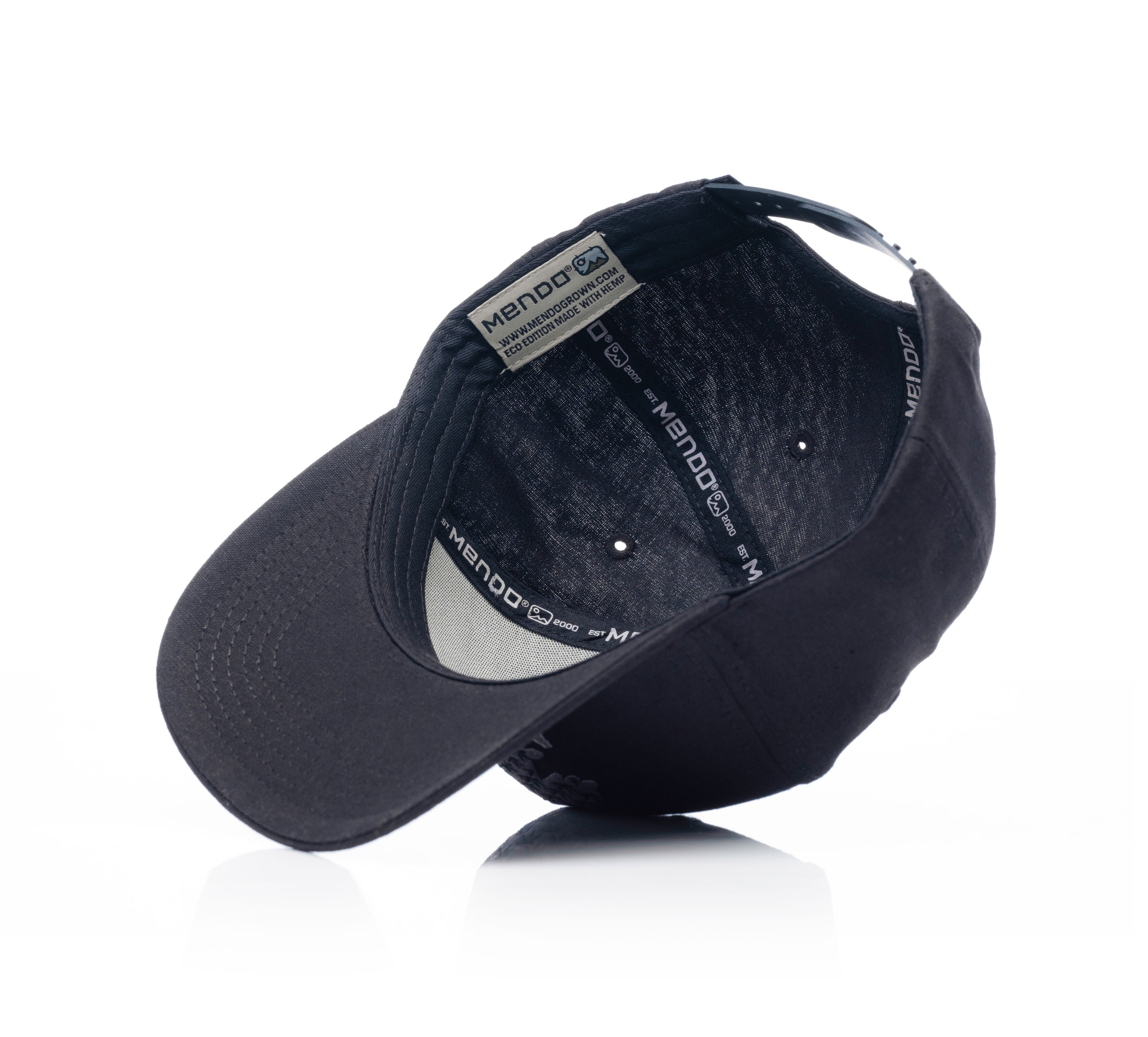 Mendo Eco Hemp Hat Black Cannabear