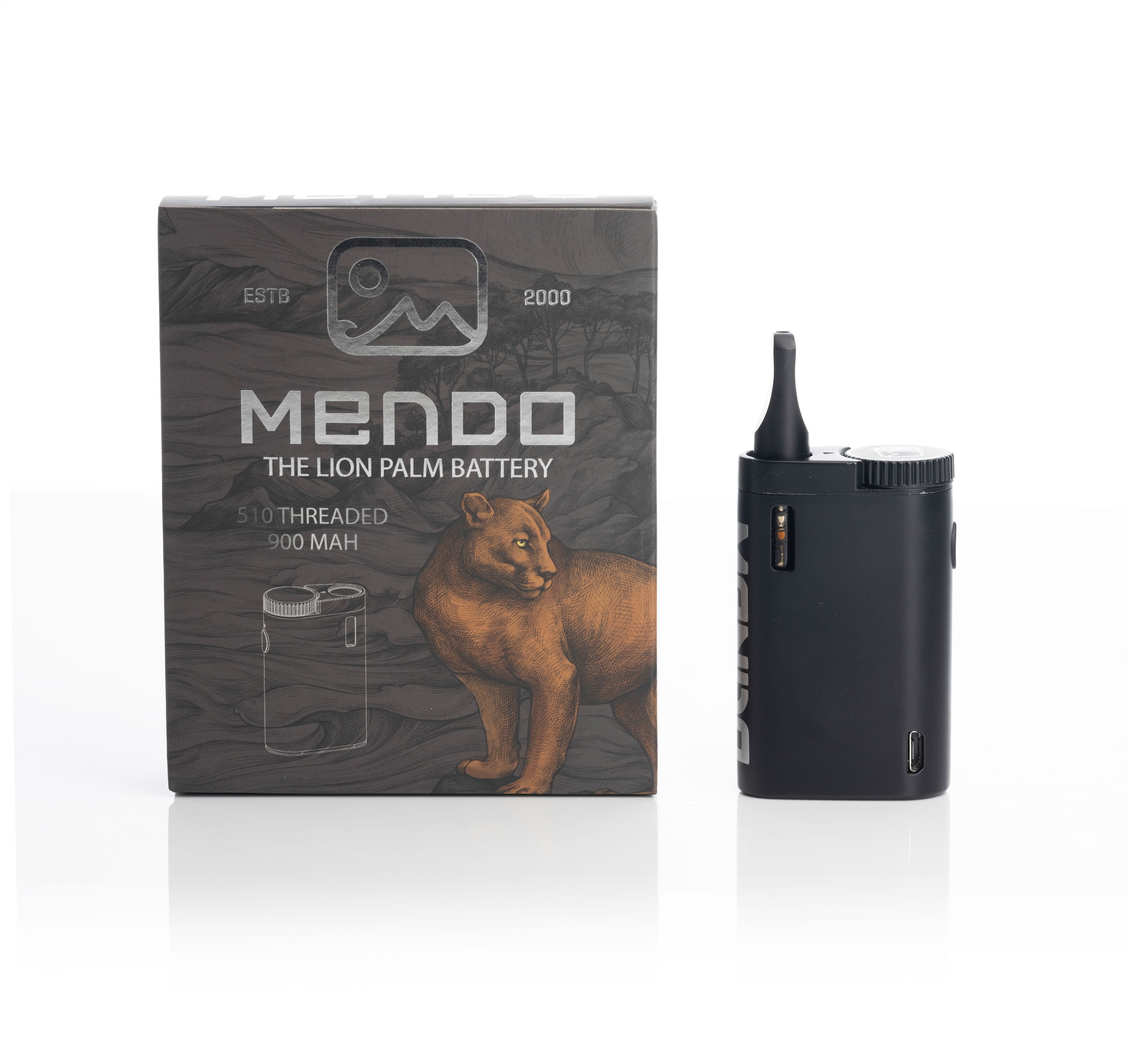 Mendo Lion Palm 510 Threaded Vape Cart Battery
